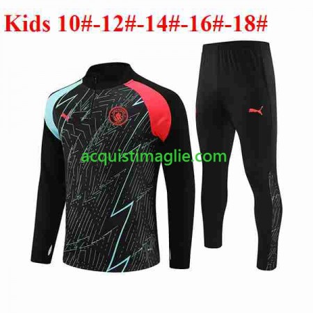 Manchester City Camouflage Bambino Tute Felpe da Allenamento 2023/2024